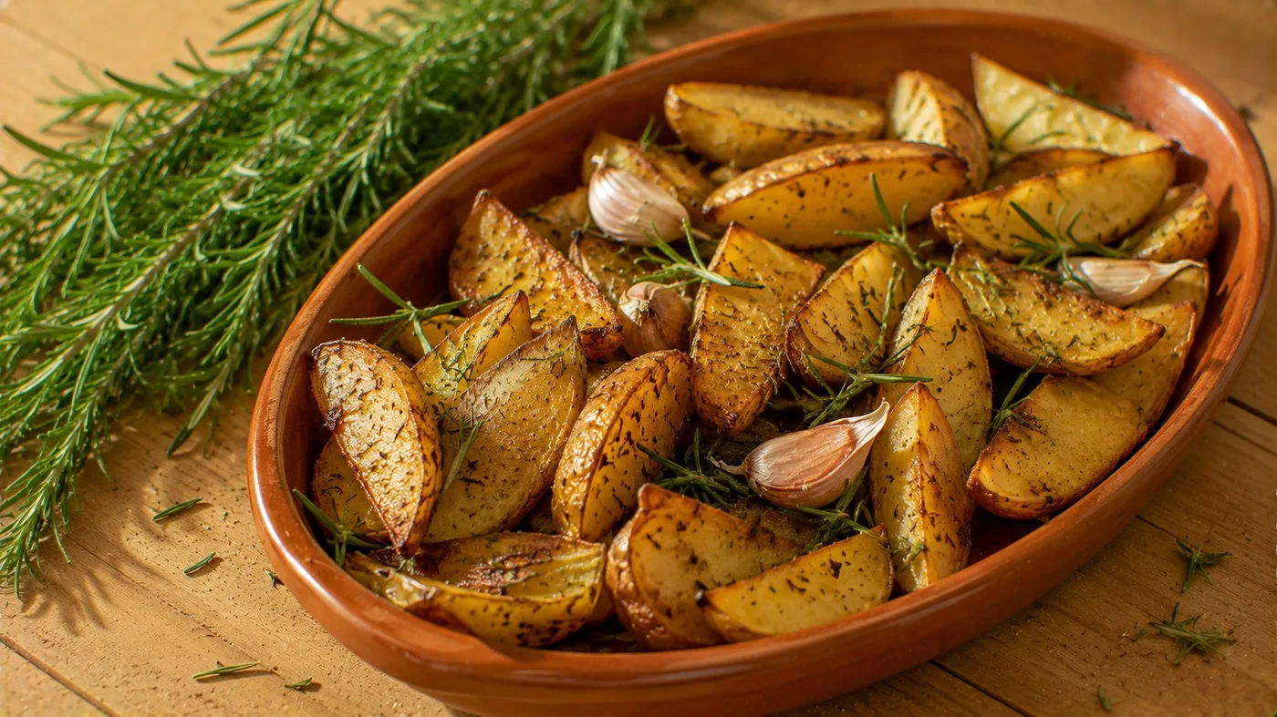 Pommes de terre rôties au romarin